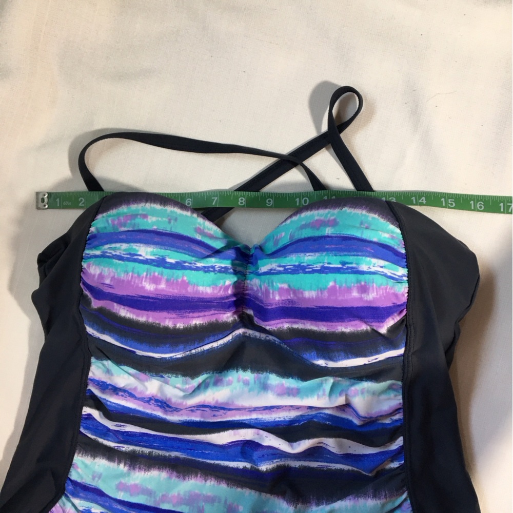 Free Country Crossback Rouched Tankini Top‎ - Picture 8 of 8
